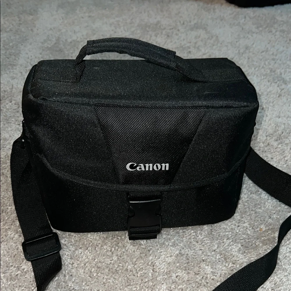 Canon Black Camera Bag for Men